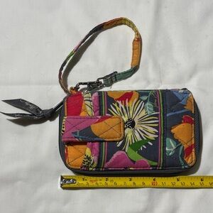 Vera Bradley Multicolor Floral Wristlet